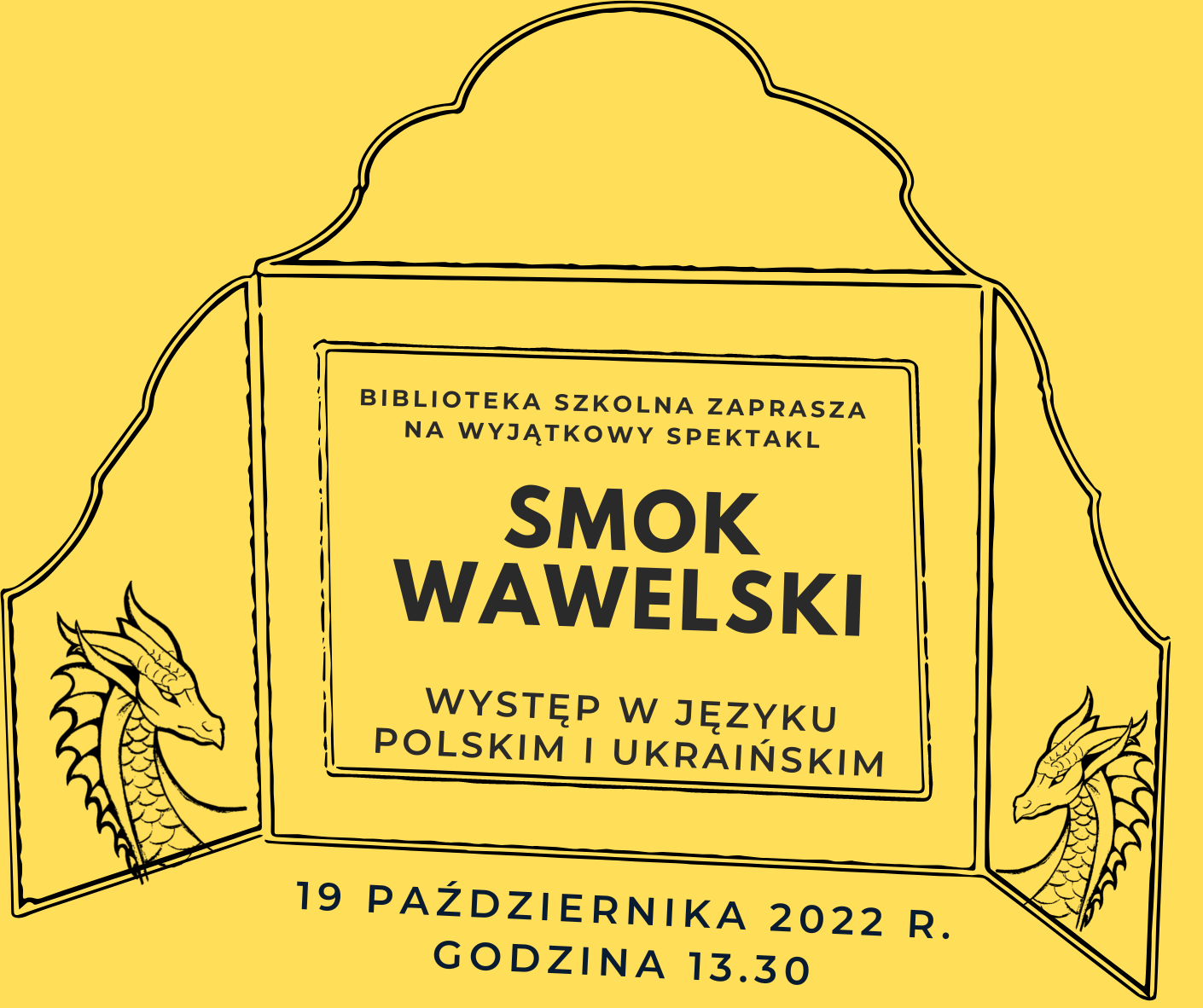 Spektakl w teatrze kamishibai: Smok Wawelski