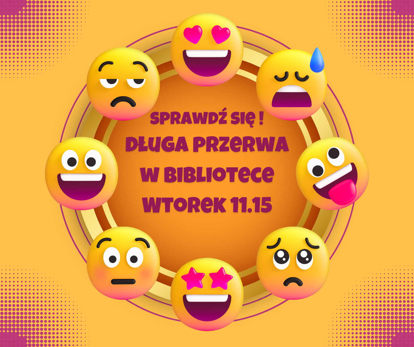 Długa przerwa w bibliotece
