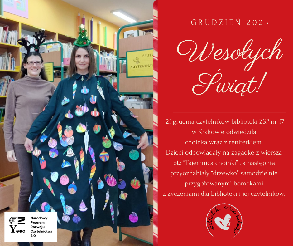 Zabawa czytelnicza - Tajemnica choinki