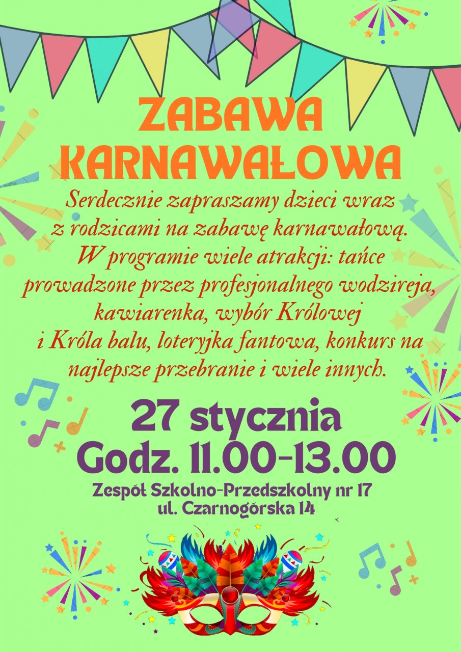 Zabawa karnawałowa