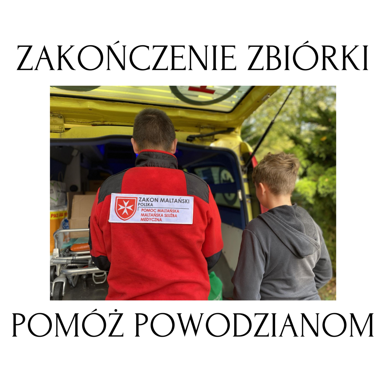 Zakończenie zbiórki - Pomóż powodzianom.