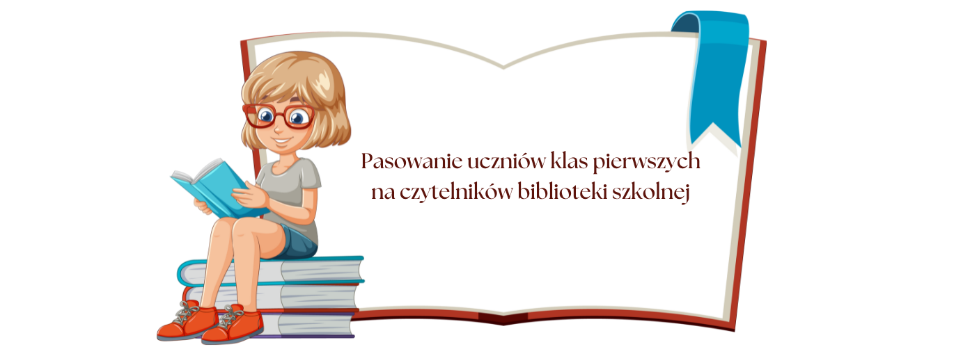 Pasowanie na czytelnika w naszej bibliotece.