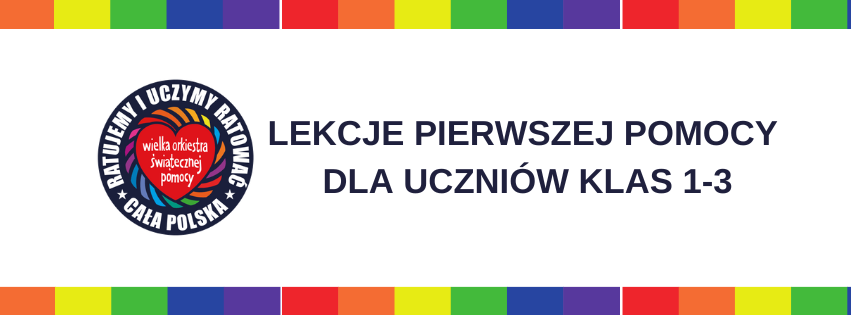 Lekcje pierwszej pomocy dla uczniów klas 1-3