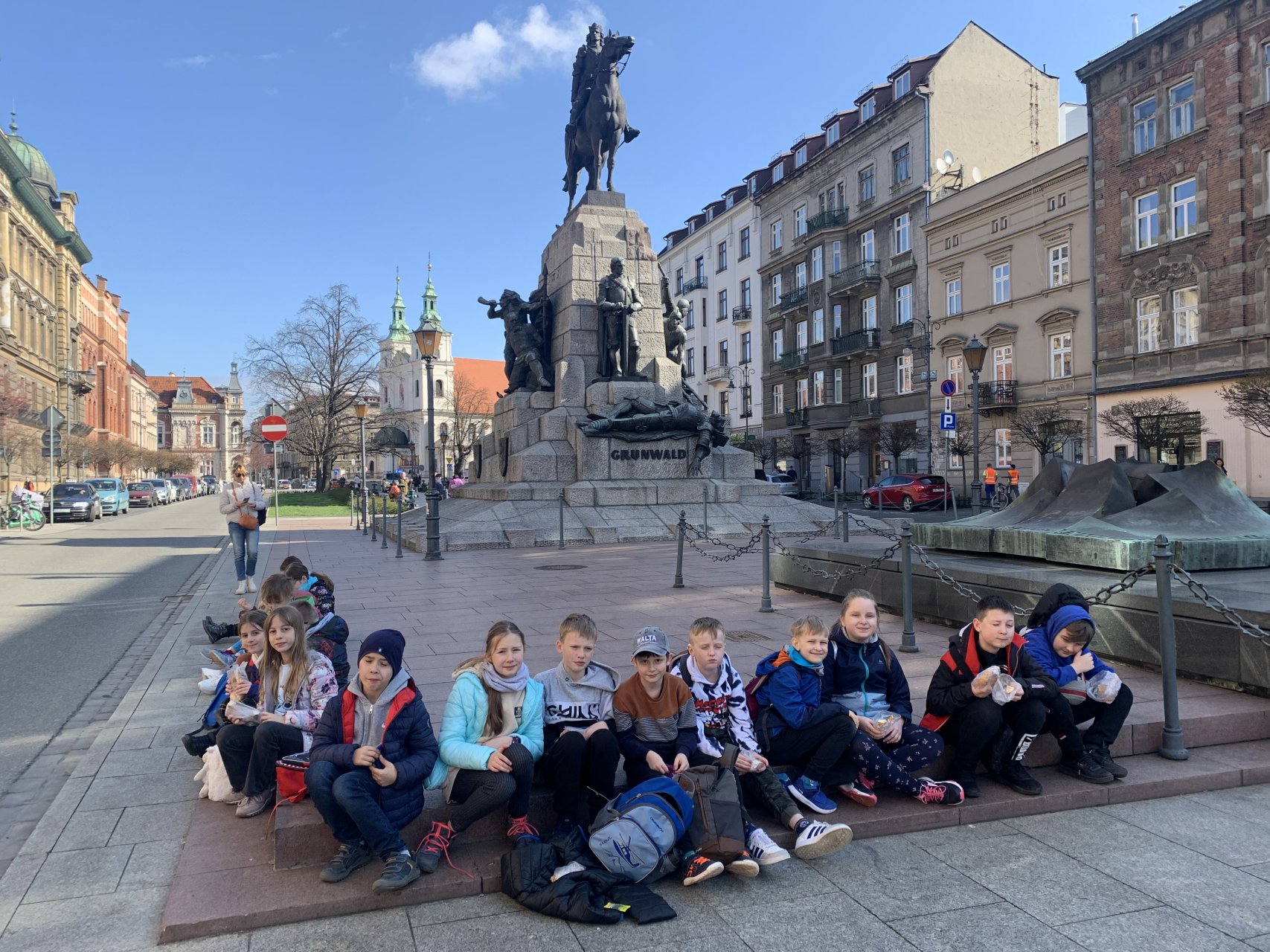 Klasa 3A zwiedza Kraków