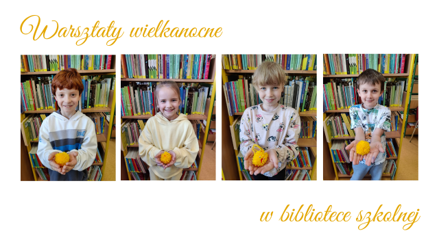 Warsztaty wielkanocne w bibliotece szkolnej