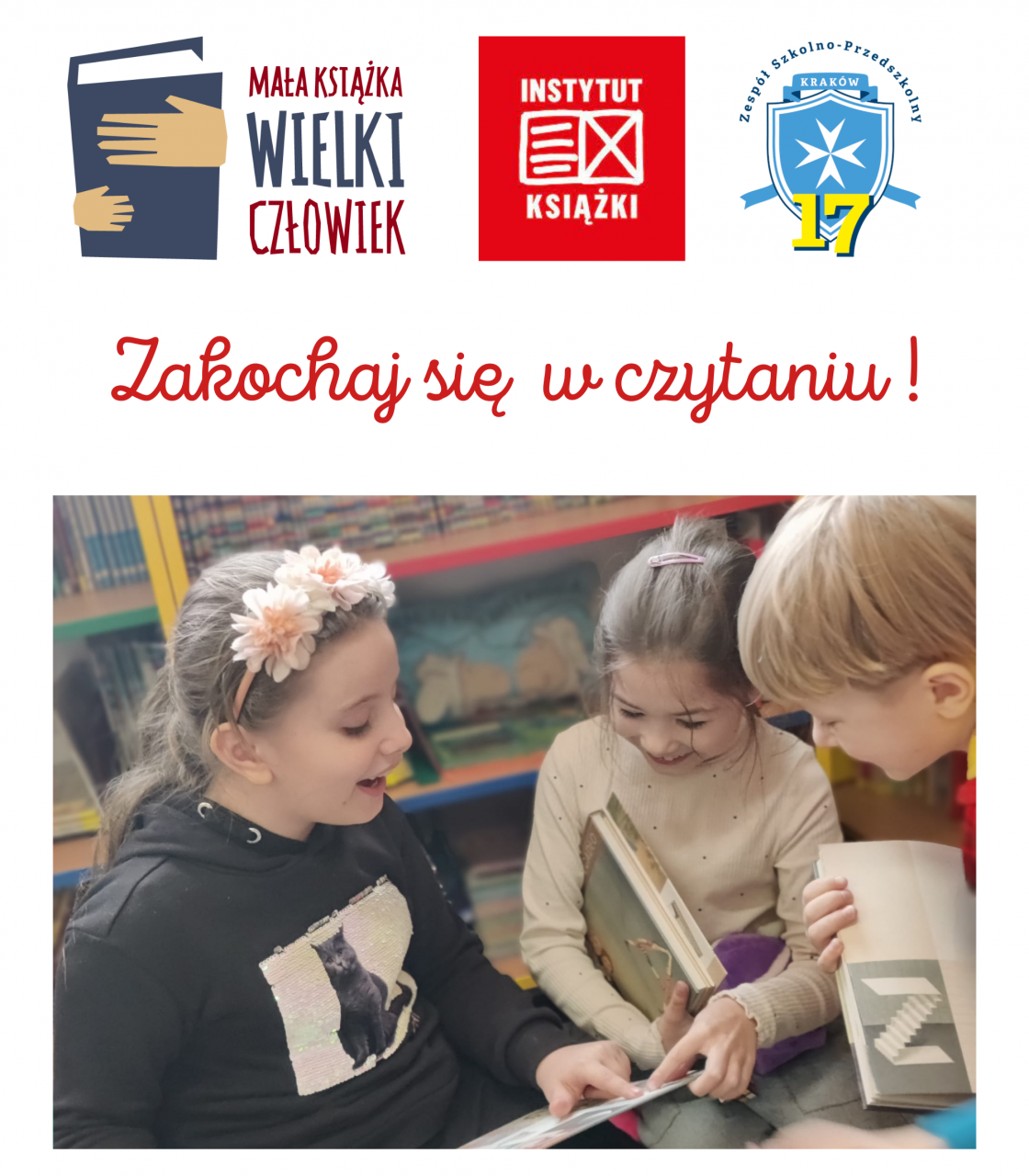 Lekcje biblioteczne - Zakochaj się w czytaniu!