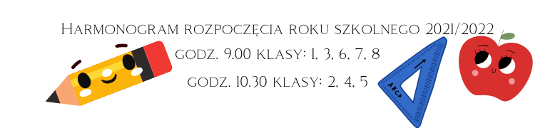 ROZPOCZĘCIE ROKU SZKOLNEGO 2021/2022