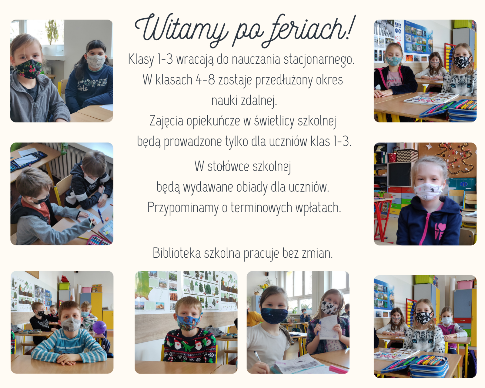 Witamy po feriach!