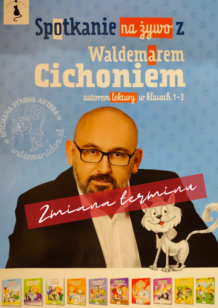 Spotkanie z pisarzem Waldemarem Cichoniem