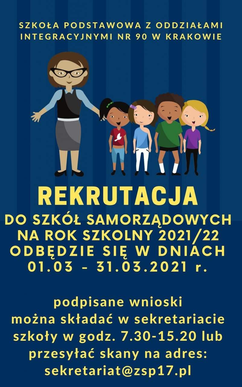 REKRUTACJA DO SZKÓŁ PODSTAWOWYCH
