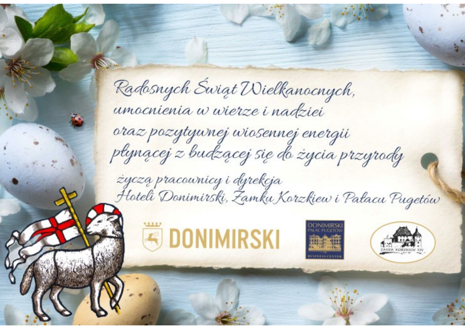 Najlepsze życzenia na Wielkanoc !