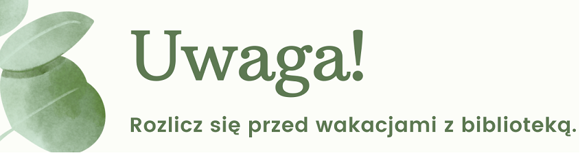 Przed zwrotem podręcznika!