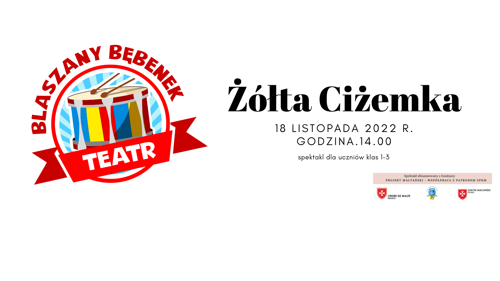 Żółta ciżemka - spektakl dla uczniów klas 1-3