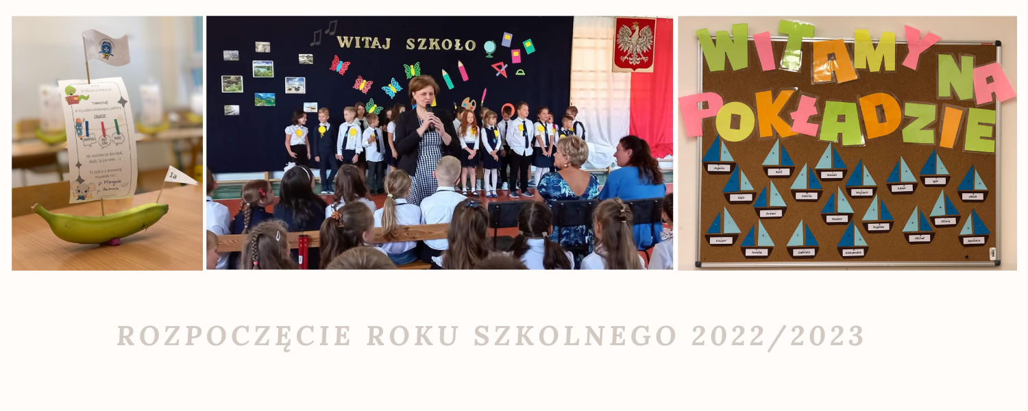 Rozpoczęcie roku szkolnego 2022/2023