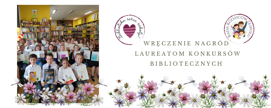 Wręczenie nagród  laureatom konkursów bibliotecznych
