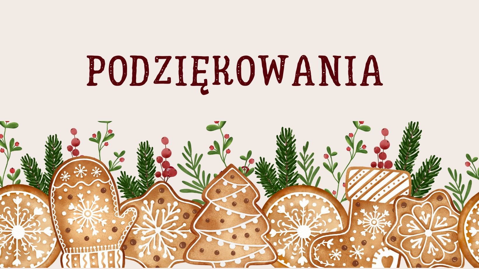Podziękowania