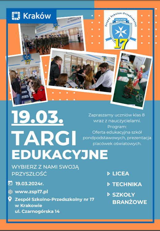 Już jutro w naszej szkole odbędą się Targi Edukacyjne
